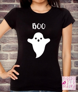 Koszulka Boo na Halloween
