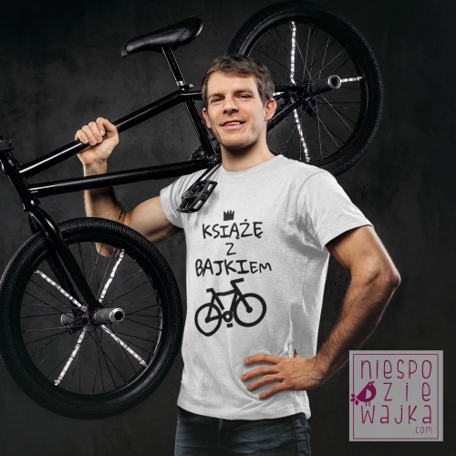 Koszulka Książę z BAJKIem na rower