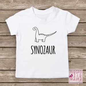 Koszulka dziecięca/Bodziak Synozaur do kompletu