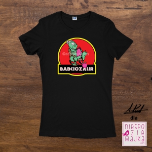 Koszulka damska oversize Babciozaur