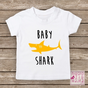 Koszulka dziecięca/Bodziak Baby shark do kompletu