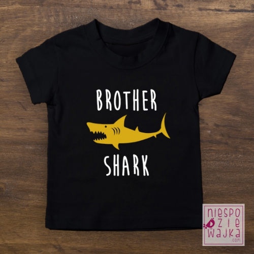 Koszulka dziecięca/Bodziak Brother shark do kompletu