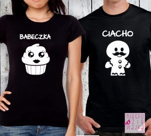 Komplet 2 koszulek Ciacho/Babeczka