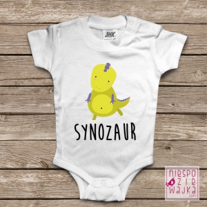 Koszulka dziecięca/Bodziak Synozaur do kompletu