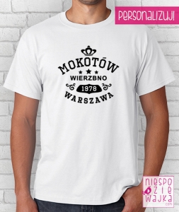 Koszulka Dzielnice Warszawy - personalizuj!