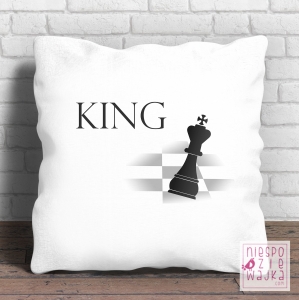 Poduszka King - szachy