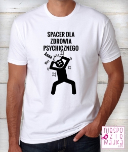 Koszulka Spacer dla zdrowia psychicznego :)