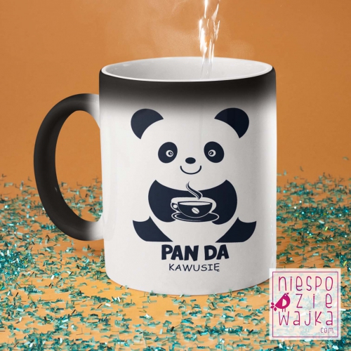 Kubek magiczny Panda kawusię :)