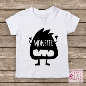 Koszulka dziecięca/Bodziak Monster do kompletu