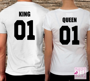 Komplet 2szt koszulek Queen/King