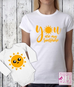 sunshine_bodziak_koszulka_mamy_dziecka_komplet_bodydr_niespo