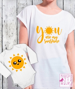 sunshine_bodziak_koszulka_mamy_dziecka_komplet_bodydr_tbg_ni