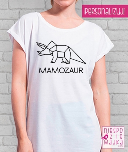 Koszulka Mamozaur - oversize